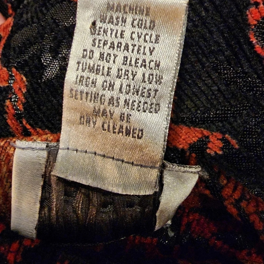 Vintage Chico's Celastrus Reversible Jacket Chico Size 1 Red Black - Picture 13 of 16